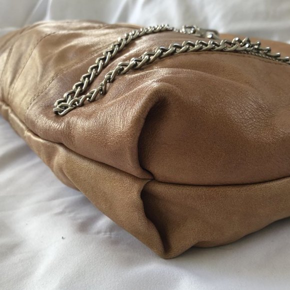 Junior Drake Tan Leather Messenger Bag - Picture 12 of 15